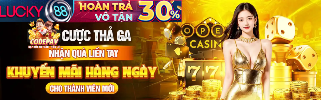 Banner quảng cáo cho lucky88 fun